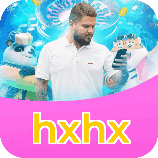 Plataforma hxhx mostrando interface moderna, jogos certificados e recursos de segurança licenciados